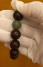 妍韻珠寶金星印度小葉紫檀手串和田玉貔貅文玩佛念珠男女士檀香手鏈12mm 曬單實(shí)拍圖