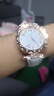 石英手表女士學(xué)生韓版簡(jiǎn)約時(shí)尚百搭休閑大氣石英女表 白色 曬單實(shí)拍圖