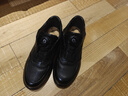 哈森（Harson）通勤商務(wù)休閑皮鞋春季旋轉扣真皮厚底運動(dòng)鞋子男 黑色 41(255mm) 曬單實(shí)拍圖