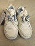 回力蝴蝶女鞋秋季新款百搭奶fufu厚底小白鞋板鞋學(xué)生網(wǎng)面鞋 米淺藍 37 曬單實(shí)拍圖