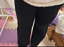 香影直筒闊腿褲女2025秋冬新款高腰抽繩垂感休閑褲加絨設計感長(cháng)褲 黑色 L 曬單實(shí)拍圖