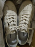 ZHR則則女鞋春秋2026新款小白鞋女一腳蹬學(xué)生德訓運動(dòng)鞋子女 A67N米灰36 曬單實(shí)拍圖