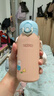 膳魔師（THERMOS）兒童吸管保溫杯316L不銹鋼帶杯套幼兒園寶寶學(xué)生杯便攜上學(xué)TCKI 曬單實(shí)拍圖
