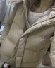 美力城暖天鵝系列羽絨服女可調節收腰鵝絨服外套顯高顯瘦設計019 帽子灰 M 曬單實(shí)拍圖