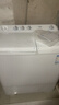 海爾（Haier）13公斤/15公斤半自動(dòng)洗衣機雙桶雙缸家用大容量強勁水流洗洗脫水分離甩干以舊換新波輪老式洗衣機 新款13公斤一級能效 雙缸 小神泡凈洗+噴淋漂洗+腳輪 曬單實(shí)拍圖