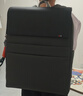新秀麗（Samsonite）商務(wù)通勤雙肩包電腦包15英寸男士背包年輕精英牛剖層革拼接NZ3 曬單實(shí)拍圖