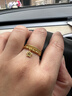 六福珠寶黃金戒指童心星星足金蹦迪珠彈力戒 計價(jià)GJG0162DS 約0.90克 曬單實(shí)拍圖