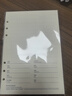 旭辰文具活頁(yè)內芯筆記本A5 80克紙張1本加厚6孔橫線(xiàn)內頁(yè)（100張200頁(yè)） 活頁(yè)紙本可拆卸替芯記錄本 曬單實(shí)拍圖
