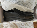 康奈套腳商務(wù)休閑鞋簡(jiǎn)約舒適懶人鞋日常男士青年圓頭層牛皮鞋 黑色 44 曬單實(shí)拍圖