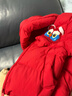 巴拉巴拉童裝兒童羽絨服男童女童2025新款春裝拜年服紅色國風(fēng)寶寶外套加厚 曬單實(shí)拍圖