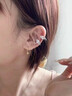 森汽爆閃鋯石水滴無(wú)耳洞耳夾耳釘女輕奢小眾高級感2026新款耳骨夾耳飾 E4192鋯石水滴耳夾耳蝸夾（一對） 曬單實(shí)拍圖
