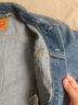 Levi's李維斯25年秋冬新款男士美式復古水洗做舊休閑牛仔夾克外套 淺藍 M 曬單實(shí)拍圖