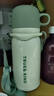沃普（WOPU）保溫杯女生高顏值大容量運動(dòng)水壺兒童學(xué)生男外出便攜喝水杯子 【抹茶綠600ML】保溫保冷 杯子+便攜背帶【小碗蓋】 曬單實(shí)拍圖