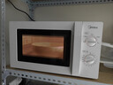 美的（Midea）快捷微波爐 家用小型 360°轉盤(pán)加熱 旋鈕操控 易潔內膽（M1-L213B） 曬單實(shí)拍圖