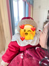 戴維貝拉（DAVE＆BELLA）過(guò)年加絨加厚冬季連體衣嬰兒衣服新生兒冬季外出服寶寶新年拜年服 紅色DB12022-N 73cm （建議身高66-73cm） 曬單實(shí)拍圖