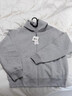優(yōu)衣庫合作款/男裝女裝寬松連帽拉鏈運動(dòng)開(kāi)衫/長(cháng)袖外套衛衣485735 03 灰色 L 曬單實(shí)拍圖