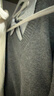 MMOPTOP假兩件V領(lǐng)老錢(qián)風(fēng)毛衣秋冬男高級感寬松綿羊毛針織衫MMY21太古灰XL 曬單實(shí)拍圖