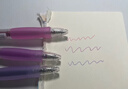 得力彩色中性筆套裝做筆記專(zhuān)用簽字筆0.5mm學(xué)生用多色水性筆可愛(ài)創(chuàng  )意女手賬本日記標記重點(diǎn) 【紫色系】3支裝 曬單實(shí)拍圖