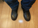 百麗正裝皮鞋男舒適牛皮春季休閑通勤商務(wù)鞋A1184CM3預售 黑色（單里） 42 (260mm) 曬單實(shí)拍圖
