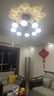 赤馬中古風(fēng)客廳餐廳吊扇燈創(chuàng  )意投影變頻隱形風(fēng)扇吊燈一體電扇燈Y606 【遙控】8頭-28寸-120W三色光 曬單實(shí)拍圖