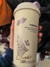 Vanow薰衣草保溫杯 316不銹鋼內膽咖啡一蓋雙飲吸管水杯子女新款高顏值 曬單實(shí)拍圖