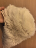 槿城加厚毛絨絨針織真兔毛帽子女秋冬防寒毛線(xiàn)流蘇顯臉小大頭圍包頭帽 （加大加厚）米色TMM21 均碼（54-59cm） 曬單實(shí)拍圖