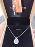 Fanci范琦慕夏聯(lián)名限定禮盒藍眼淚項鏈鎖骨鏈吊墜情人節禮物送女友 藍眼淚項鏈 曬單實(shí)拍圖