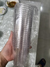 潔日邦航空杯240ml*50只一次性水杯加厚硬塑料耐高溫透明臺階式戶(hù)外便攜 曬單實(shí)拍圖