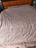 簡(jiǎn)約新款噴氣100%全棉磨毛四件套純棉被套床單床笠學(xué)生單人三件套 印象-紫【貼膚細膩柔軟】 1.8m床單四件套被套200*230 曬單實(shí)拍圖