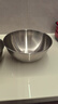 蘇德樂(lè )316食品級不銹鋼和面盆洗菜打蛋盆家用廚房涼拌沙拉料理盆直邊盆 23-25-28cm【三件套】 曬單實(shí)拍圖