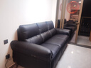 芝華仕頭等艙波特菲勒50795真皮零靠墻電動(dòng)沙發(fā)黑色2.25m大黑牛直排沙發(fā) 曬單實(shí)拍圖