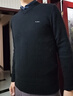 皮爾卡丹純羊毛衫男100%羊毛線(xiàn)衣中年秋冬季v領(lǐng)毛衣加厚款保暖針織打底衫 曬單實(shí)拍圖