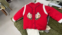 乖奇熊【暖護棉】寶寶夾棉保暖加厚外套冬季嬰兒童抗菌紅色喜慶拜年棉服 曬單實(shí)拍圖