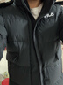 FILA 斐樂(lè )楊冪同款RGB羽絨遠紅外發(fā)熱女子長(cháng)款羽絨服冬季保暖防寒外套 曬單實(shí)拍圖