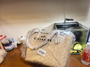 蔻馳（COACH）大號女包Zip Top Tote30經(jīng)典老花Logo托特包拉鏈購物袋手提單肩包 CBT20IMXDM 曬單實(shí)拍圖