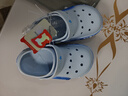 牧童寶寶拖鞋男夏季兒童洞洞鞋可愛(ài)卡通戶(hù)外沙灘鞋女童涼拖 海豚藍180 曬單實(shí)拍圖