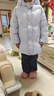 笛莎（DEESHA）女童羽絨服2025冬款三防抗菌中長(cháng)款連帽羽絨外套童裝中大童上衣 曬單實(shí)拍圖