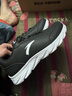 安踏運動(dòng)鞋男鞋春季皮面防潑水休閑鞋輕便防滑緩震跑步鞋旅游鞋子男 【皮面防潑水】黑/安踏白-1 40.5 曬單實(shí)拍圖