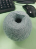 50克真絲馬海毛毛線(xiàn)手工DIY編織線(xiàn) 霧霾藍 50克 曬單實(shí)拍圖