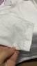 拉夏貝爾長(cháng)袖t恤女純色常規圓領(lǐng)內搭打底衫百搭疊穿打底休閑上衣 白色 M 曬單實(shí)拍圖