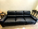 京東京造山憩影院級按摩頂腰半青皮電動(dòng)功能沙發(fā)客廳帶島臺真皮雙電動(dòng)2.8m 曬單實(shí)拍圖