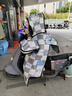 四萬(wàn)公里兒童電動(dòng)車(chē)擋風(fēng)被親子冬季加絨加厚電瓶摩托車(chē)防水防寒罩 灰格格兔 曬單實(shí)拍圖