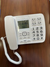 飛利浦(PHILIPS）電話(huà)機座機 固定電話(huà) 辦公家用 來(lái)電報號 大屏大按鍵  CORD168白色 曬單實(shí)拍圖