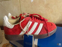 adidas「T頭鞋」VL COURT復古休閑板鞋德訓鞋男女阿迪達斯輕運動(dòng) 淺猩紅/暖香草色/黃色   42 曬單實(shí)拍圖
