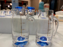 梵卡奇（FANKAQI）藍色冰山白酒杯分酒器套裝家用水晶玻璃帶刻度中式酒壺酒具 曬單實(shí)拍圖