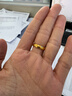 周生生素圈光身面活口泥鰍背開(kāi)口黃金戒指 足金情侶結婚對戒09141R計價(jià) 7.92克(含工費160元) 曬單實(shí)拍圖