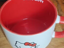 名創(chuàng  )優(yōu)品（MINISO）Hello Kitty蘋(píng)果季系列帶碟陶瓷杯200mL 曬單實(shí)拍圖