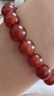 普陀山2026馬年本命年紅瑪瑙手串女款紅色天然瑪瑙珠黃金手鏈新年禮物 曬單實(shí)拍圖