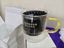 美斯尼 小茶杯玻璃茶具主人杯功夫品茗杯茶碗小泡茶錘紋玻璃水杯子咖啡馬克杯帶把手耐熱 兩只裝 曬單實(shí)拍圖