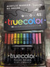 真彩（TRUECOLOR）48色丙烯馬克筆軟頭水彩筆小學(xué)生專(zhuān)用可疊色無(wú)毒可水洗兒童美術(shù)彩色涂鴉筆畫(huà)畫(huà)筆涂鴉DIY水筆T11 曬單實(shí)拍圖